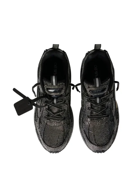Sneakerși Off-white de cristal alb