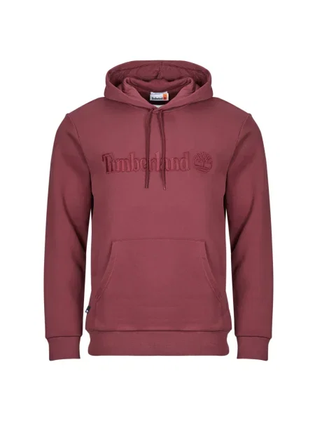 Hanorac cu glugă Timberland cu broderie bordo