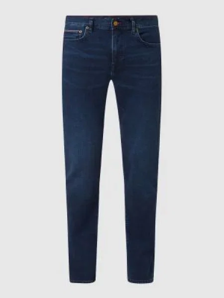 Tommy Hilfiger Jeansy Denton Bridger Straight Fit blau niebieskie
