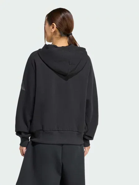Переработанный свитер Adidas черный