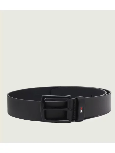 Bőr öv Tommy Hilfiger fekete