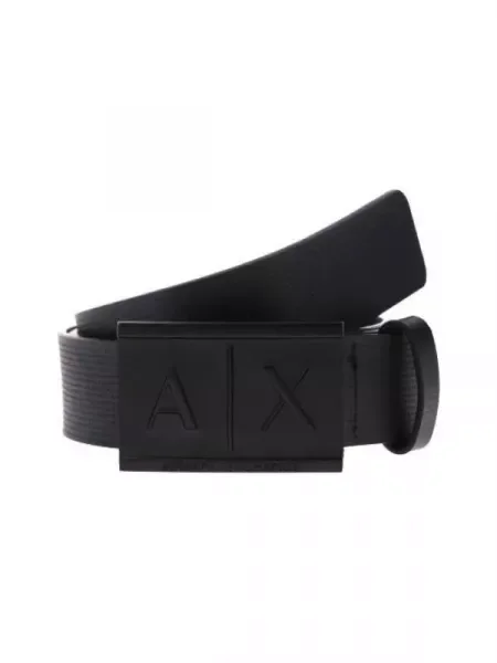 Curea Armani Exchange din piele negru