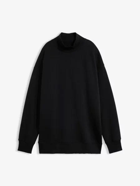 Bluza z golfem czarna