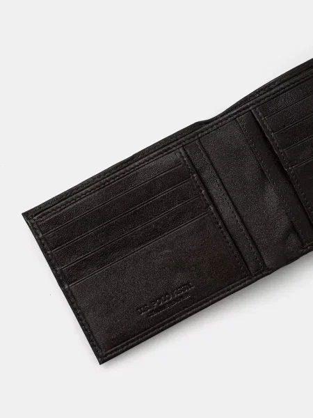 Шкіряний гаманець U.S. Polo Assn. Utah коричневий