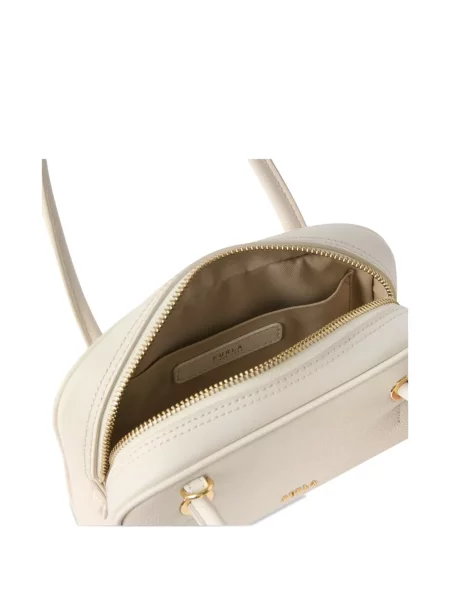 Body Furla din piele alb