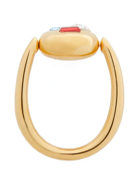 Inel Loewe de cristal auriu