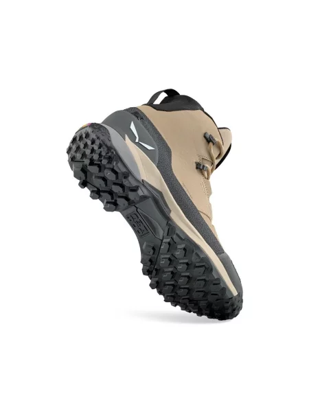 Salewa Turistické Boty Puez Leather Mid Ptx béžová/ černá béžové