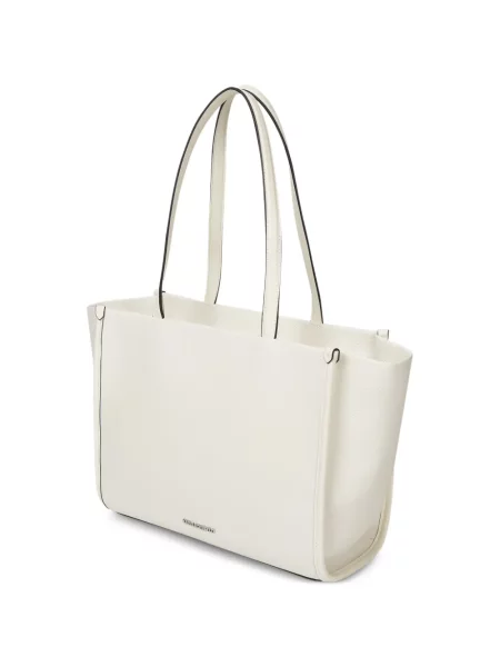 Geantă shopper Karl Lagerfeld cu imagine alb
