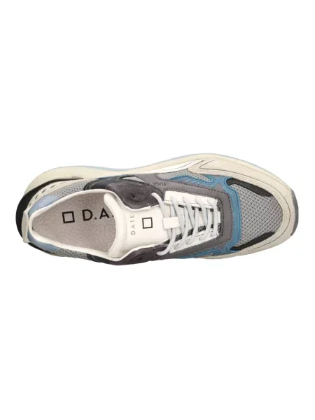 Sneakersy D.a.t.e. skórzane szare