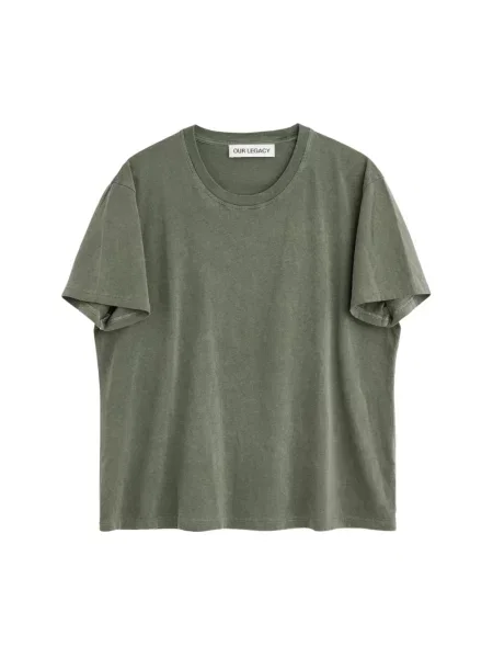 Koszulka Our Legacy klasyczna zielona