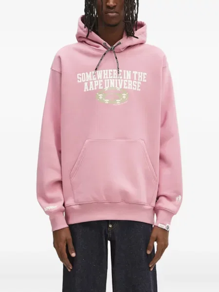 Hanorac cu glugă Aape By A Bathing Ape roz