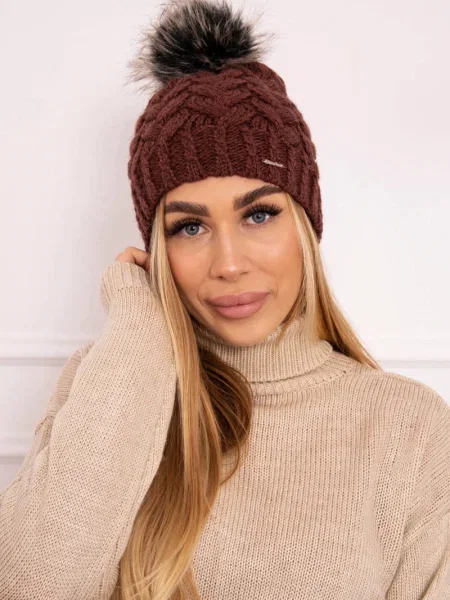 Șapcă Marka Niezdefiniowana din fleece maro