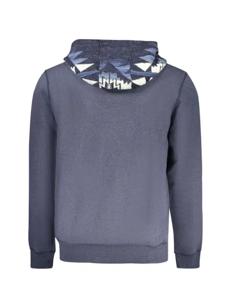 Hanorac cu glugă Guess cu broderie albastru