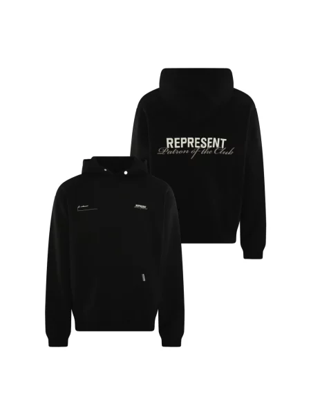 Bluza z kapturem Represent czarna