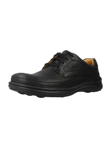 Półbuty Clarks skórzane czarne