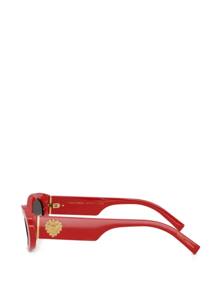 Οβάλ γυαλιά ηλίου Dolce & Gabbana Eyewear κόκκινο