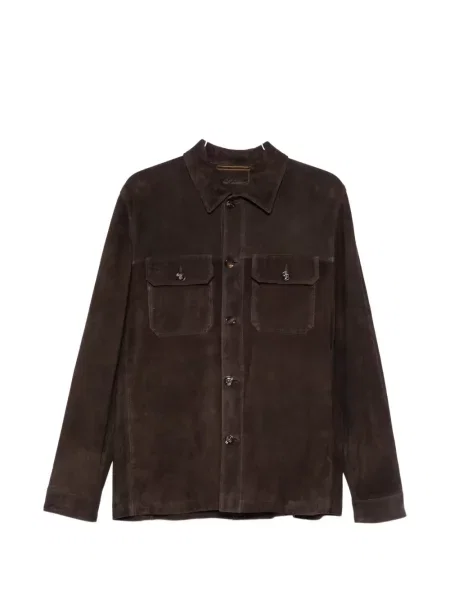 Geanta de piele Moorer maro