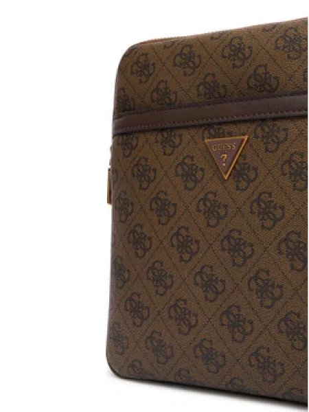GUESS Torba preko ramena VEZZOLA zeleno / crna smeđa