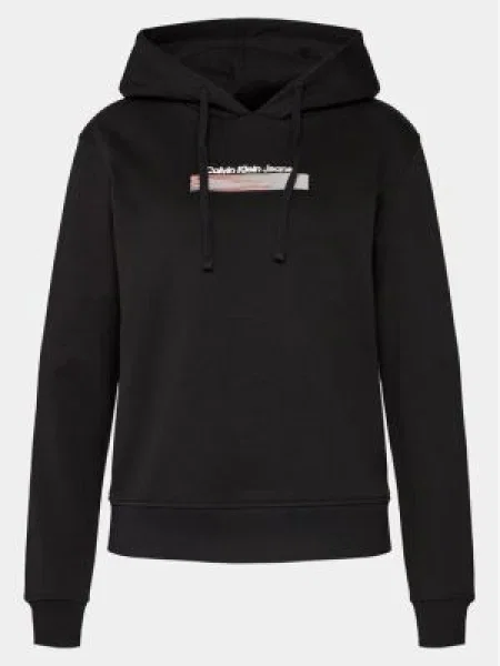 Calvin Klein Jeans Bluză Diffused negru
