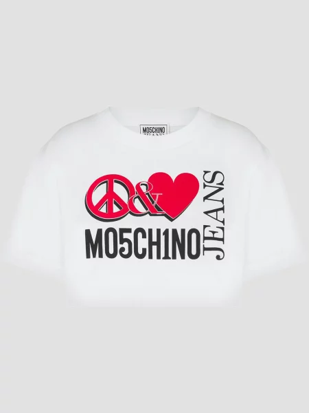 Футболка Moschino белая
