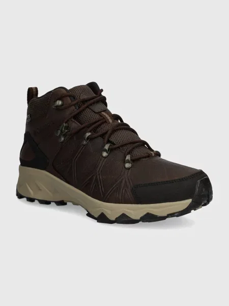 Обувки Columbia Peakfreak Mid Outdry Leather кафяво
