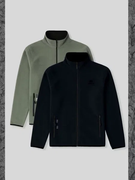 Tommy Life Jopa iz flisa Sweatshirts' črna
