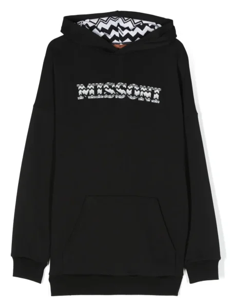 Bluza z kapturem dziecięca Missoni czarna
