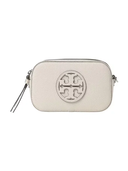 Torebka crossbody Tory Burch skórzana biznesowa beżowa