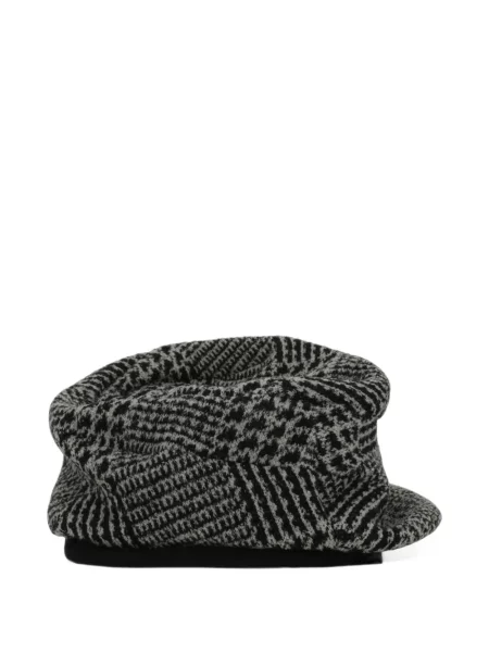 Καπέλο Junya Watanabe χωρίς τακούνι houndstooth μαύρο