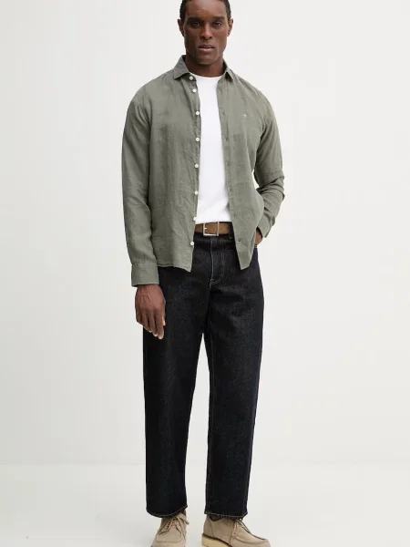 Льняная рубашка Hackett London