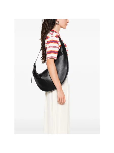 Torebka hobo Marni w grochy czarna