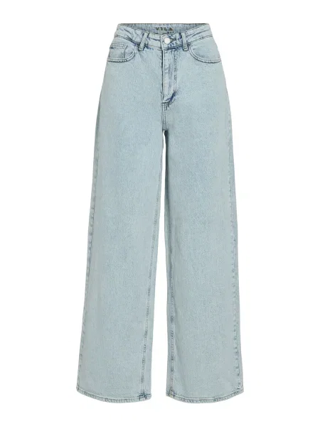VILA Jeans VIFREYA deschis albastru