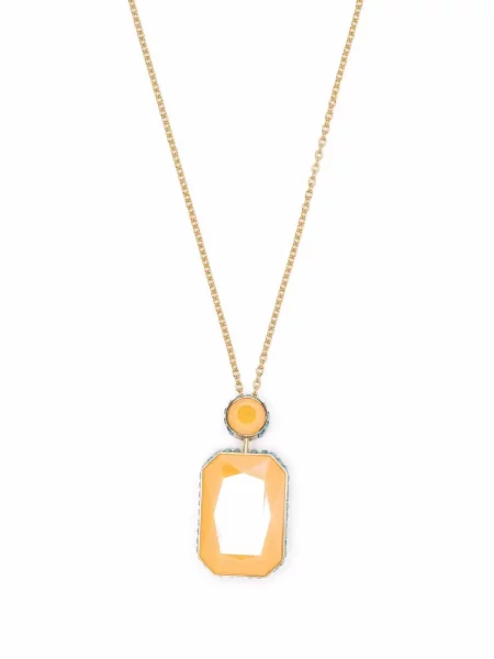 Naszyjnik Swarovski z kryształkami złoty