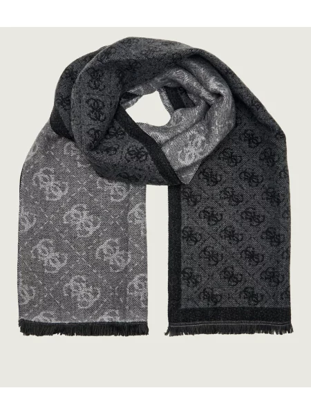 Guess Fular Gri închis negru