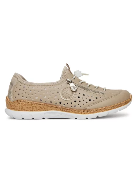 Sneakersy Rieker beżowe
