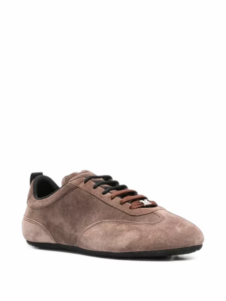 Top Max Mara din piele de căprioară maro