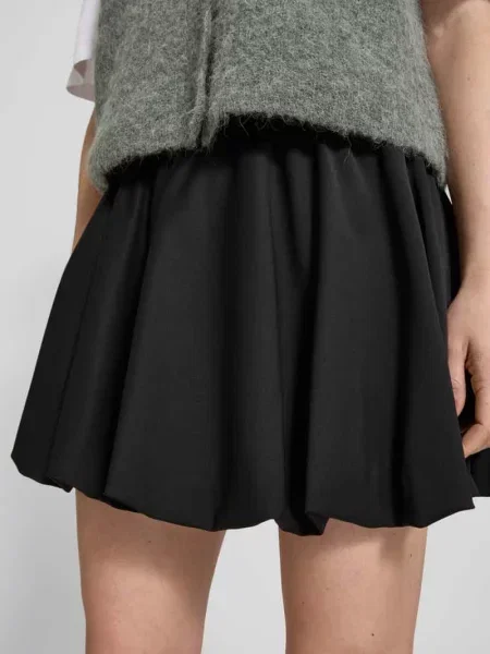 Spódnica mini z dodatkiem wełny model ‘SEGHA’ Drykorn czarna