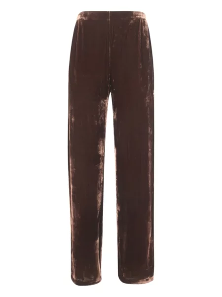 Pantaloni Bianco Levrin de catifea maro