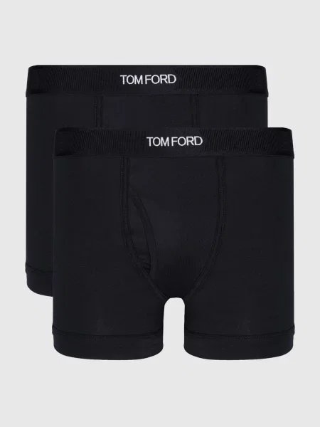 Набір чорних трусів-боксерів з логотипом Tom Ford чорні