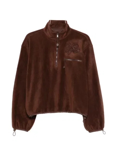 Pulover Cecilie Bahnsen cu broderie maro