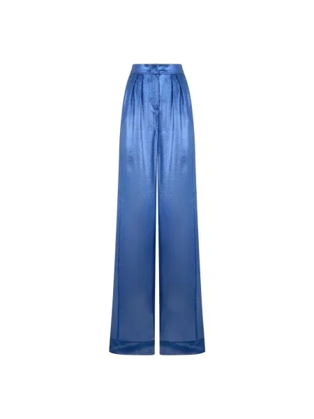 Spodnie Alberta Ferretti niebieskie