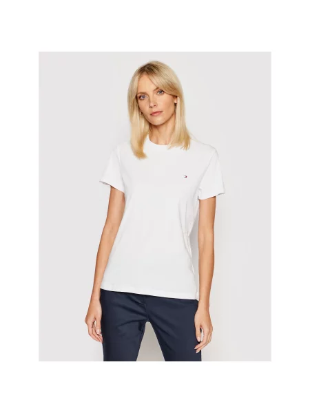 Tommy Hilfiger T-Shirt Regular Fit λευκό