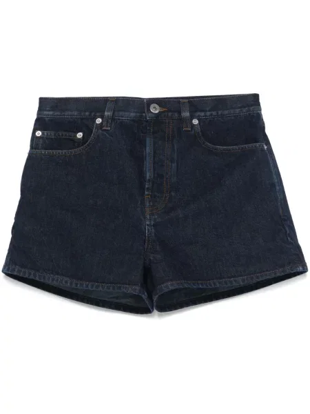 Pantaloni scurți din denim Burberry albastru