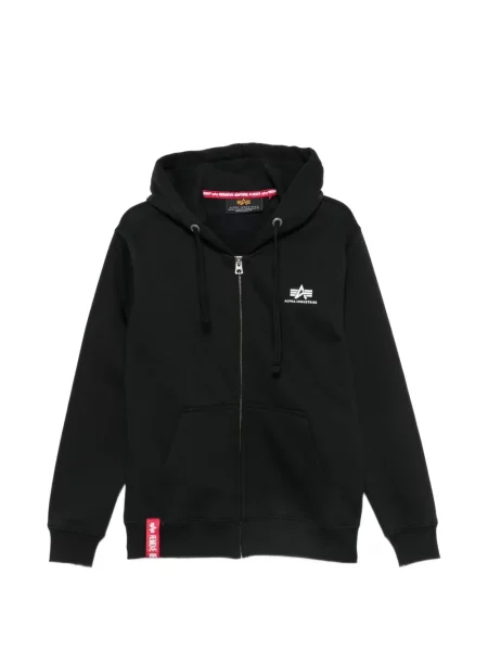 Hoodie Alpha Industries με σχέδιο μαύρο