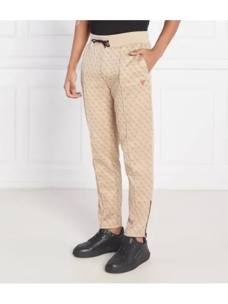 Guess Melegítő alsó Korbin Regular Fit bézs