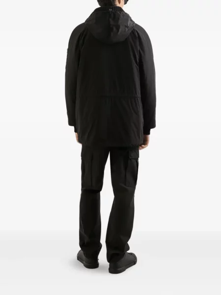 Geacă Dolce & Gabbana cu glugă negru
