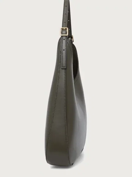 Geantă Calvin Klein Ck Medium Shoulder Bag închis verde