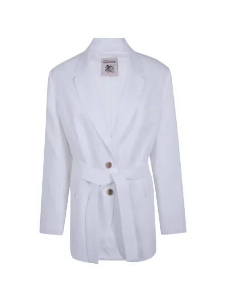 Sacou Semicouture alb