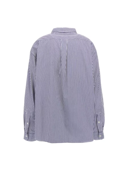 Polo Ralph Lauren koszula relaxed z kołnierzykiem klasycznym niebieski
