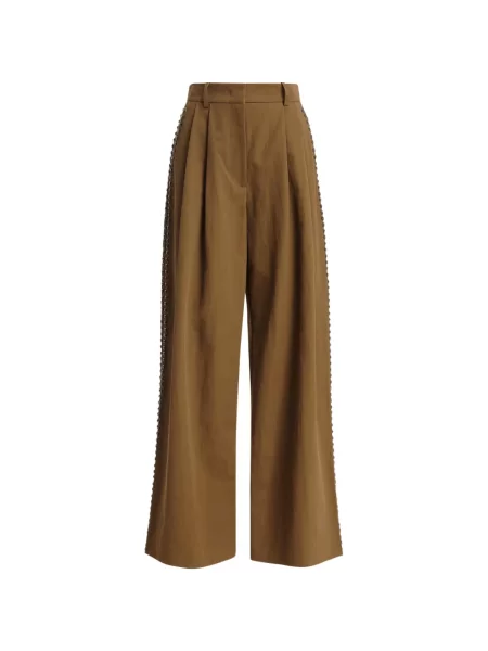 Pantaloni palazzo Essentiel Antwerp maro
